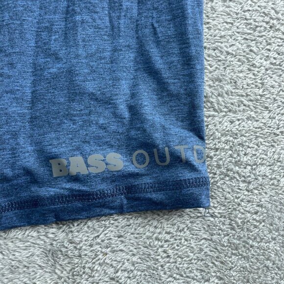 Bass Outdoor Microtech Perf Short Sleeve Tee XL Big Dipper Blue NWT 5881 - Picture 9 of 11